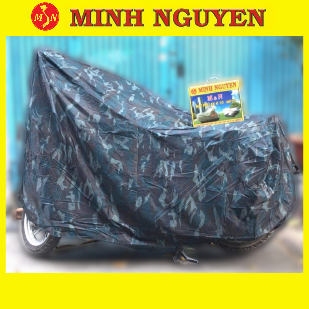 Bạt phủ xe máy màu rằn ri