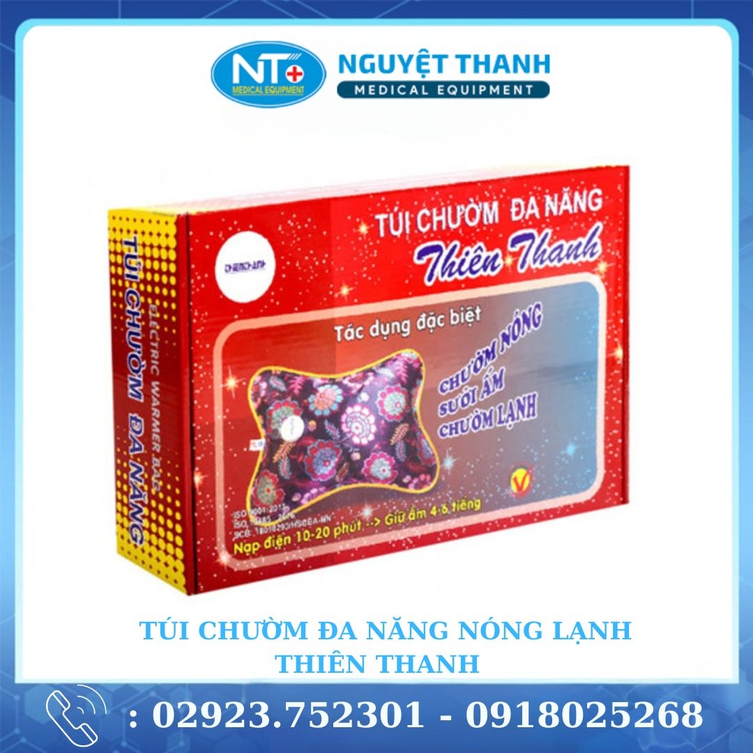 Túi Chườm Nóng Lạnh Đa Năng Thiên Thanh (Giúp Giảm Đau, Sưởi Ấm , Họa Tiết Ngẫu Nhiên )