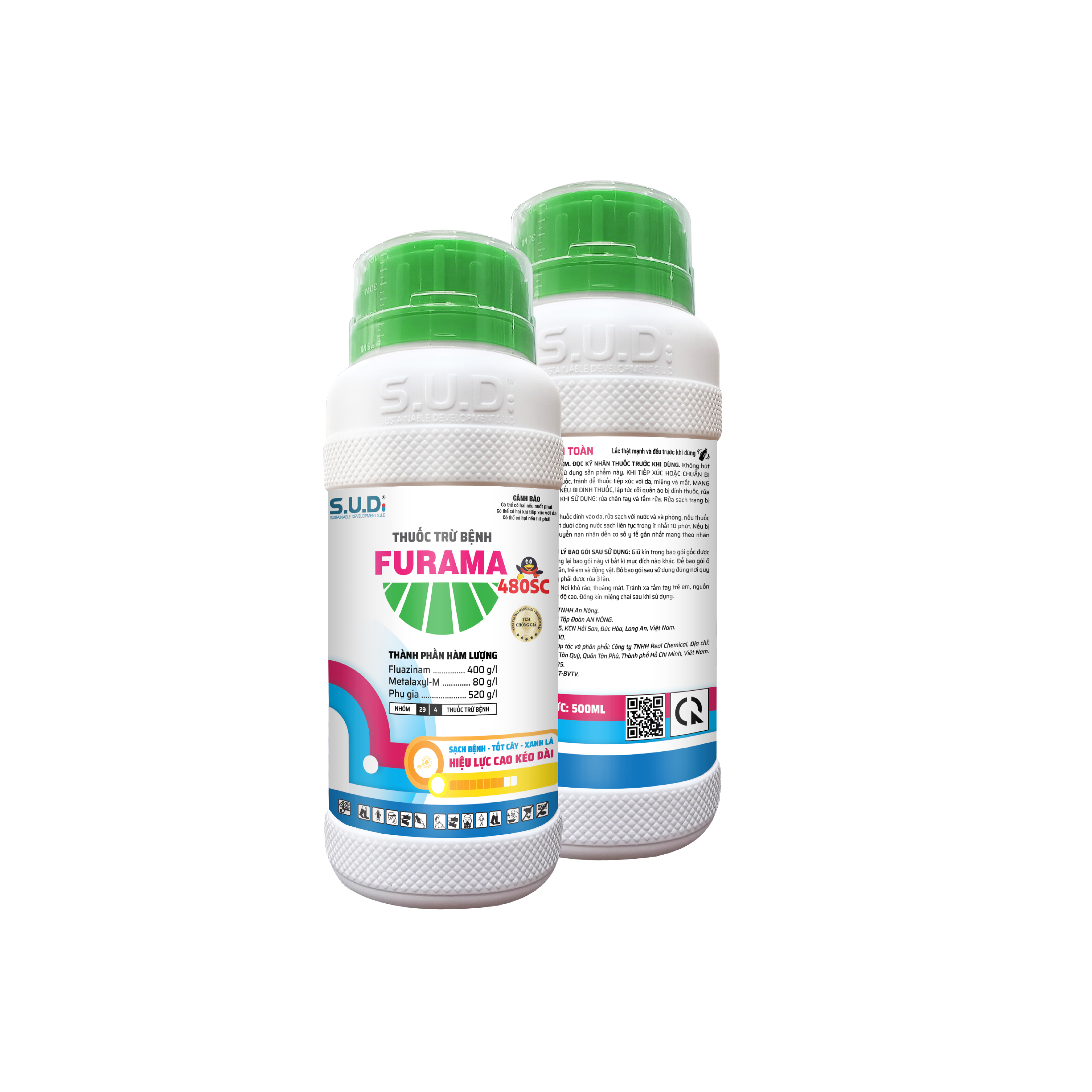 thuốc trừ bệnh, furama 480sc, công ty s.u.d, Fluazinam, Metalaxyl-M, đặc trị móc sương, đặc trị lem lép hạt