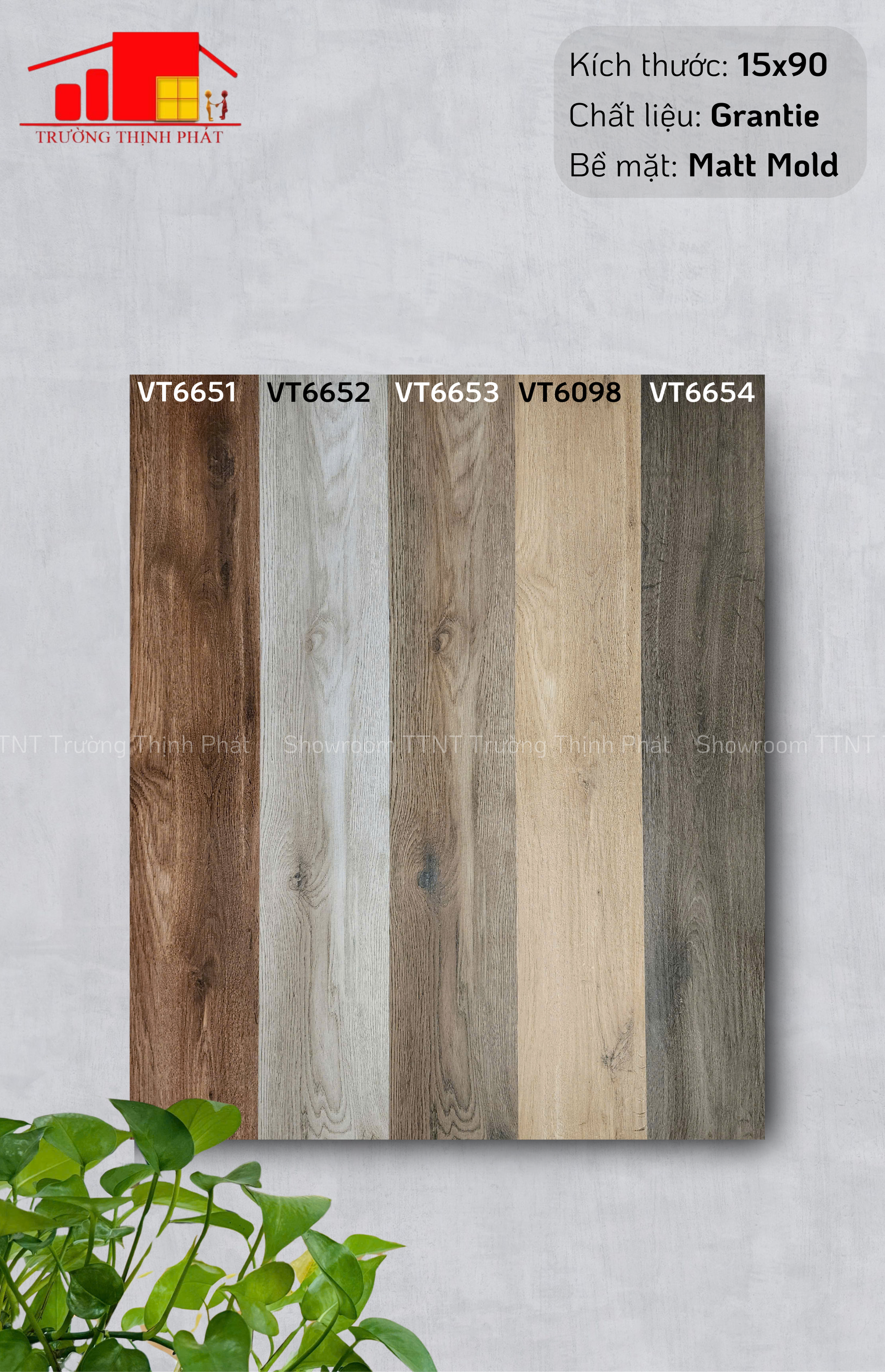 15x90 Gạch thanh gỗ Viglacera 