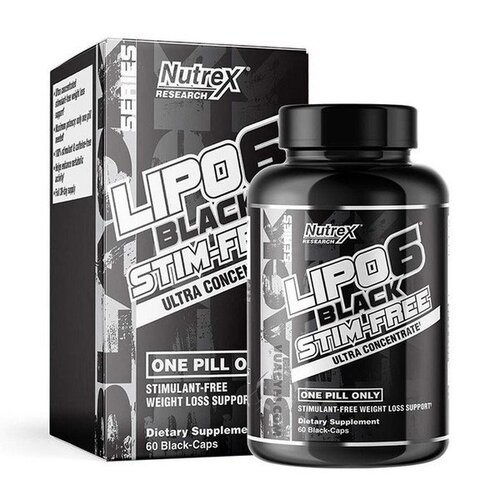 LIPO-6 BLACK STIM-FREE - GIẢM CÂN KHÔNG CHẤT KÍCH THÍCH