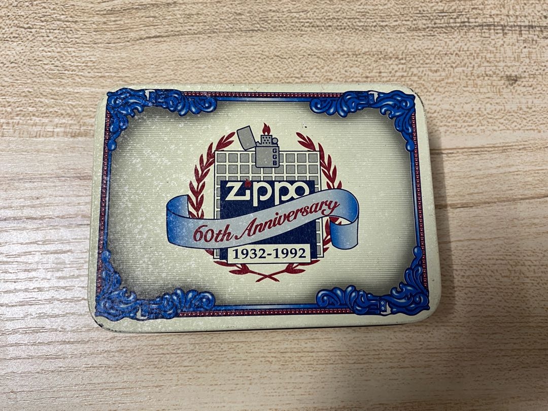 Zippo mạ midnight 60th 1992 chính hãng