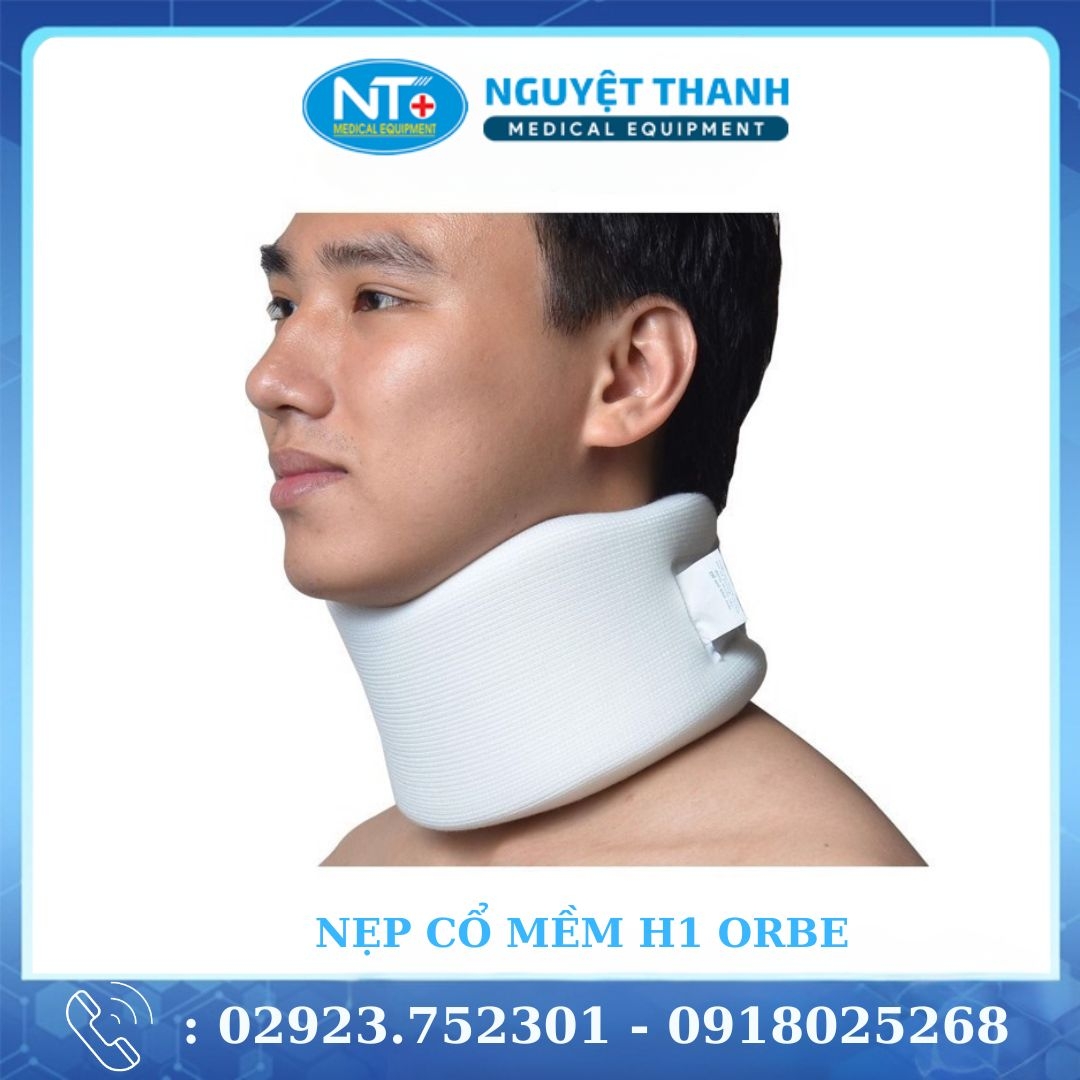 Nẹp Cổ Mềm Orbe H1( cố định khớp cổ giảm đau đớn chấn thương cơ gân ở cổ và đốt sống cổ)