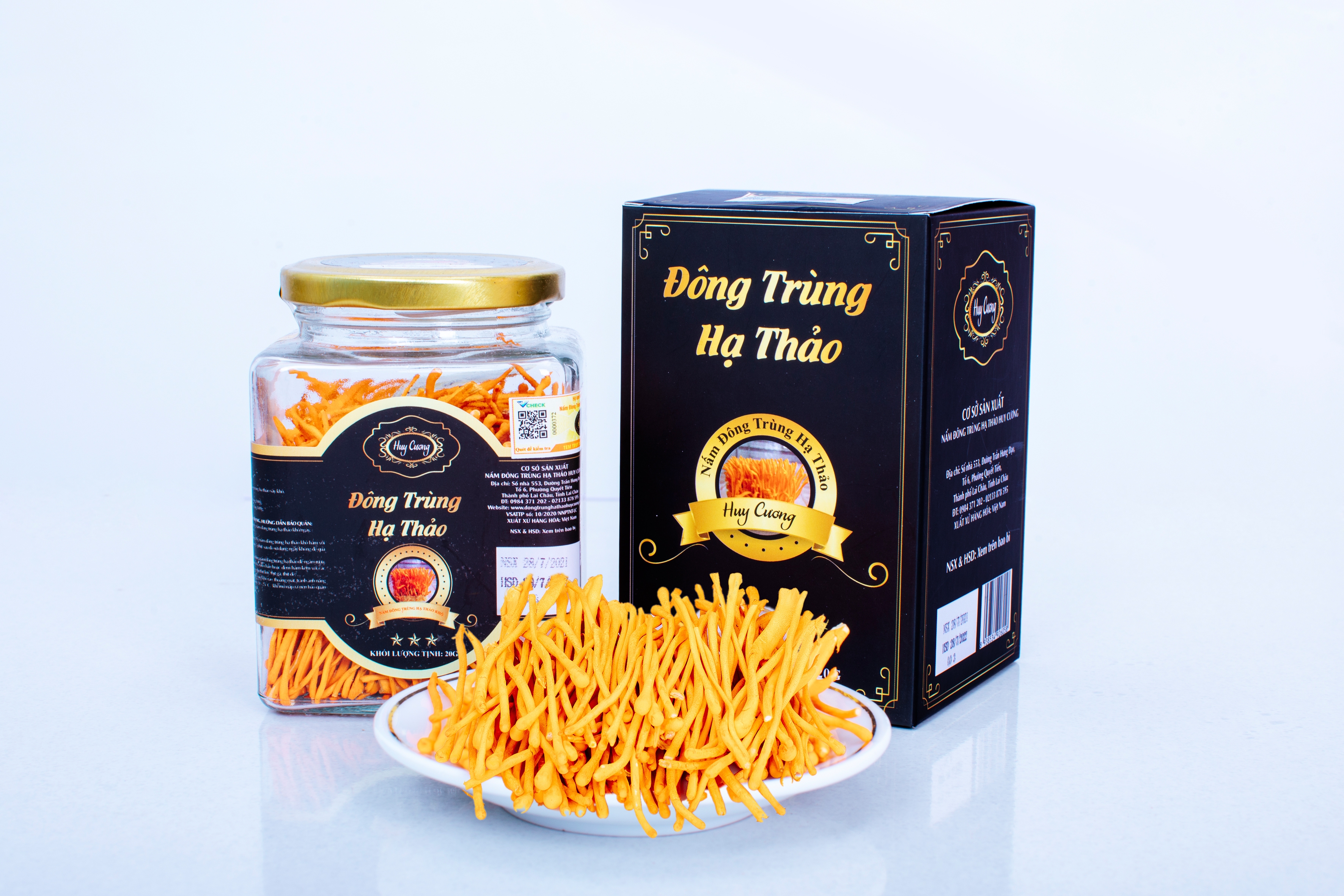 Đông trùng hạ thảo Huy Cương loại VIP hộp 20G