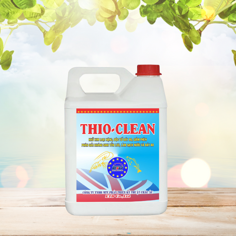 THIO CLEAN -  Khử Kim Loại Nặng, Làm Sạch Nước Và Đáy Ao