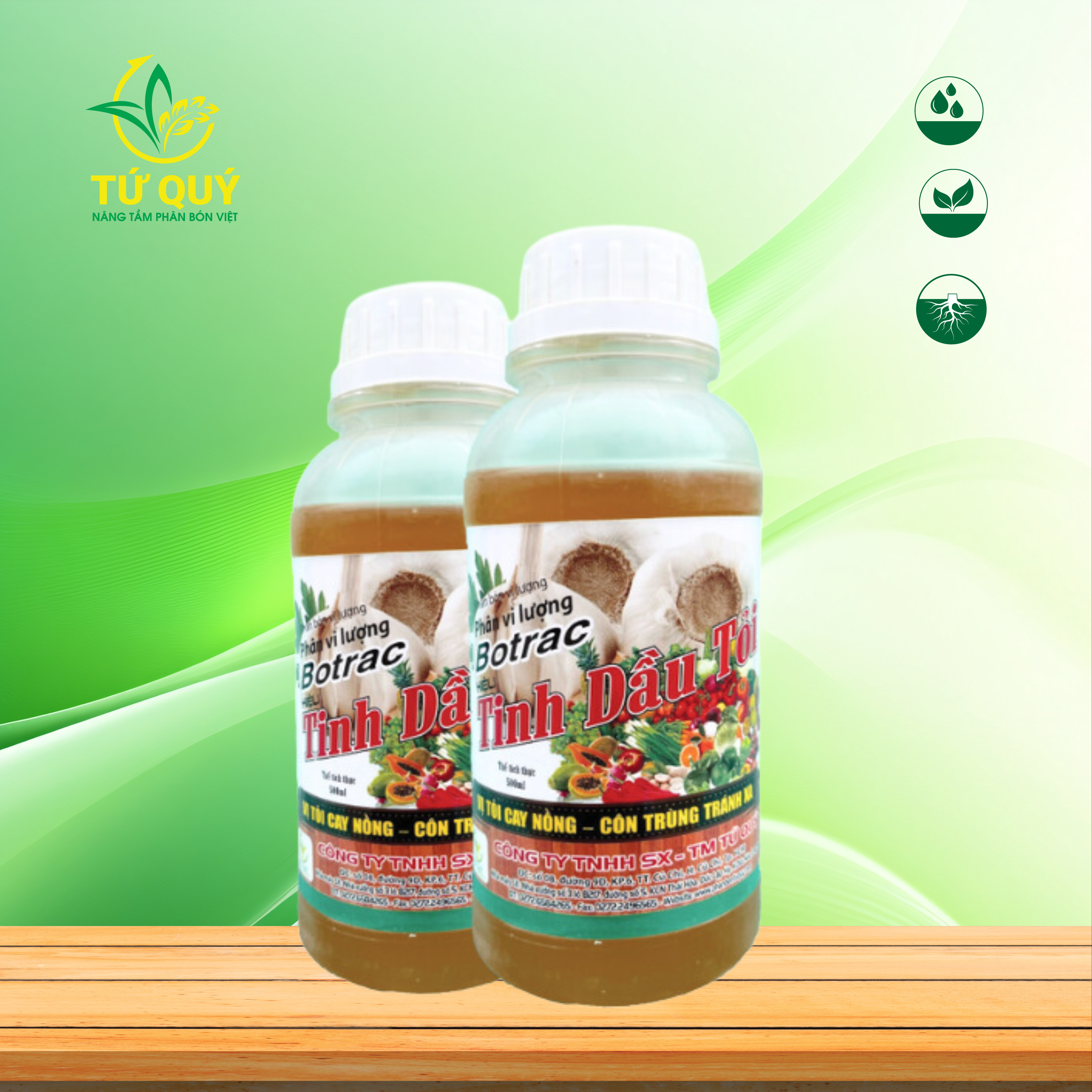 Tinh Dầu Tỏi (Bo) Chai 500ml