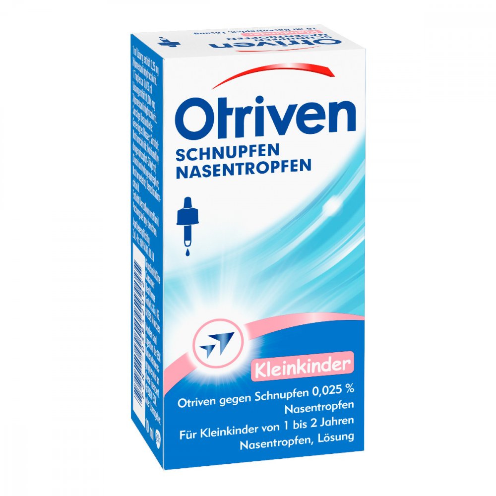 OTRIVEN 0,025% - Thuốc nhỏ trị nghẹt mũi, chống viêm cho trẻ từ 1 tuổi, lọ 10ml