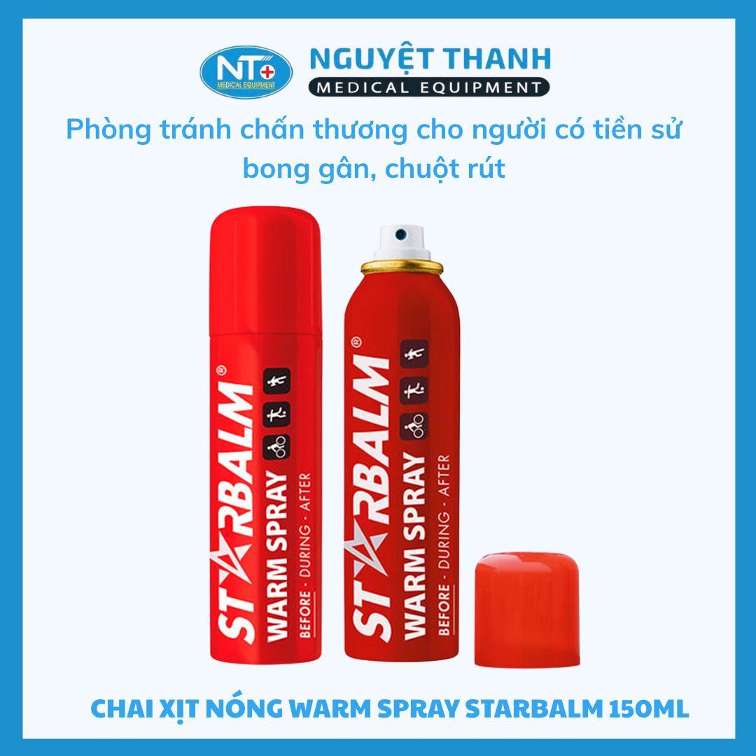 Chai Xịt Nóng Starbalm Warm Spray 150ml