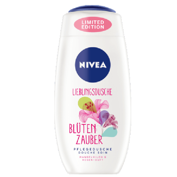 Sữa tắm Nivea, từ dầu hạnh nhân và hương hoa - Duschgel Blütenzauber, 250 ml