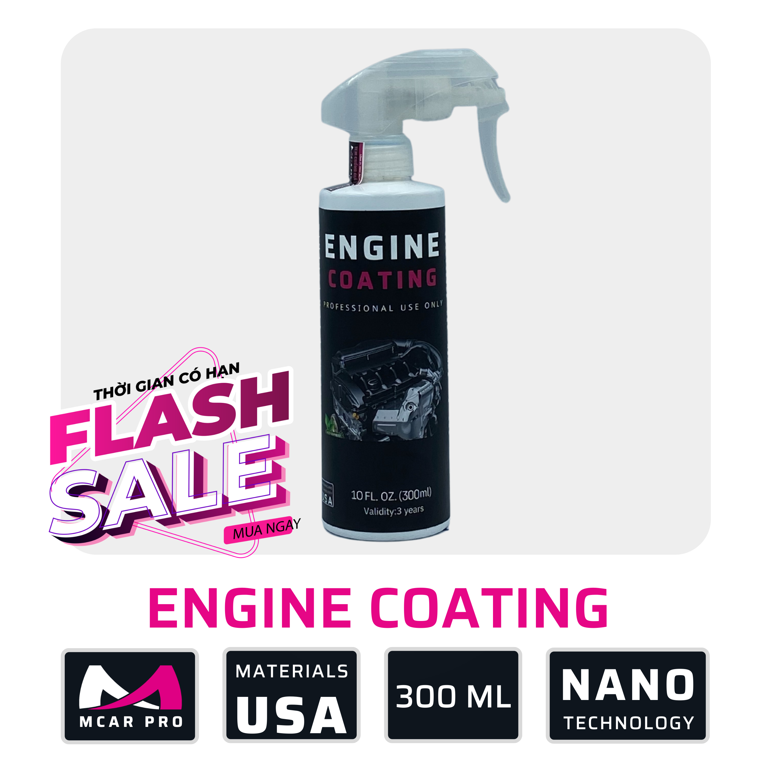 Engine Coating Agent Dưỡng Bóng Động Cơ