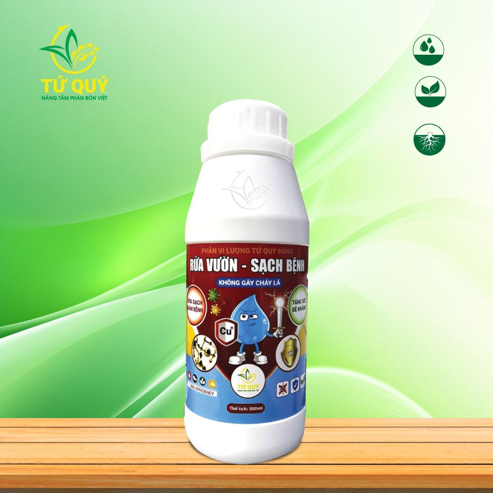 Rửa Vườn - Sạch Bệnh Chai 500ml