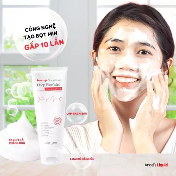 Set 5 Món Dưỡng Trắng Da Chuyên Sâu Glutathione 7 Days Angel's Liquid