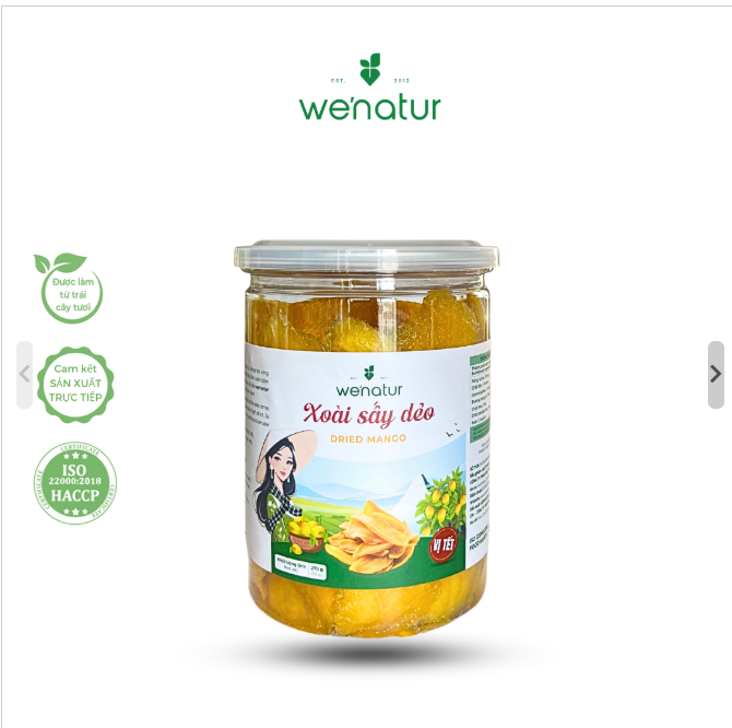 Xoài sấy dẻo 270g