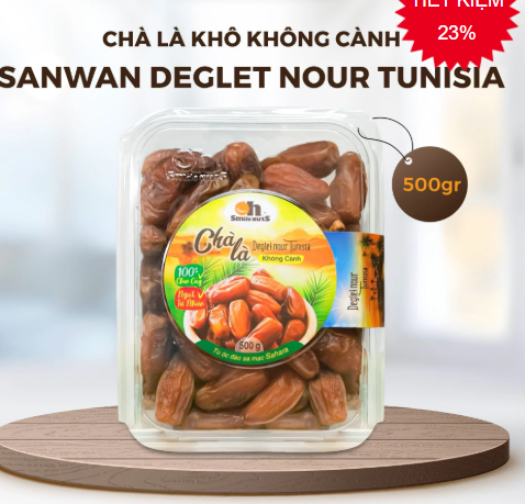 Chà Là Không Cành Hộp 500g