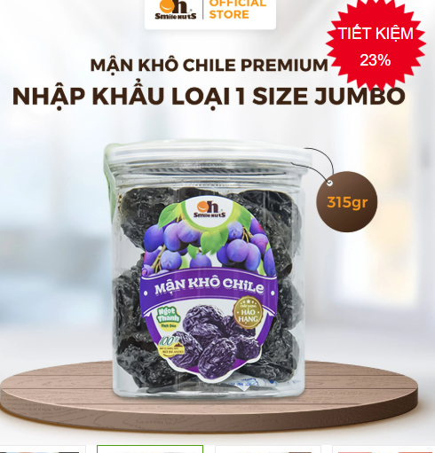 Mận Khô Chile Hủ 315g