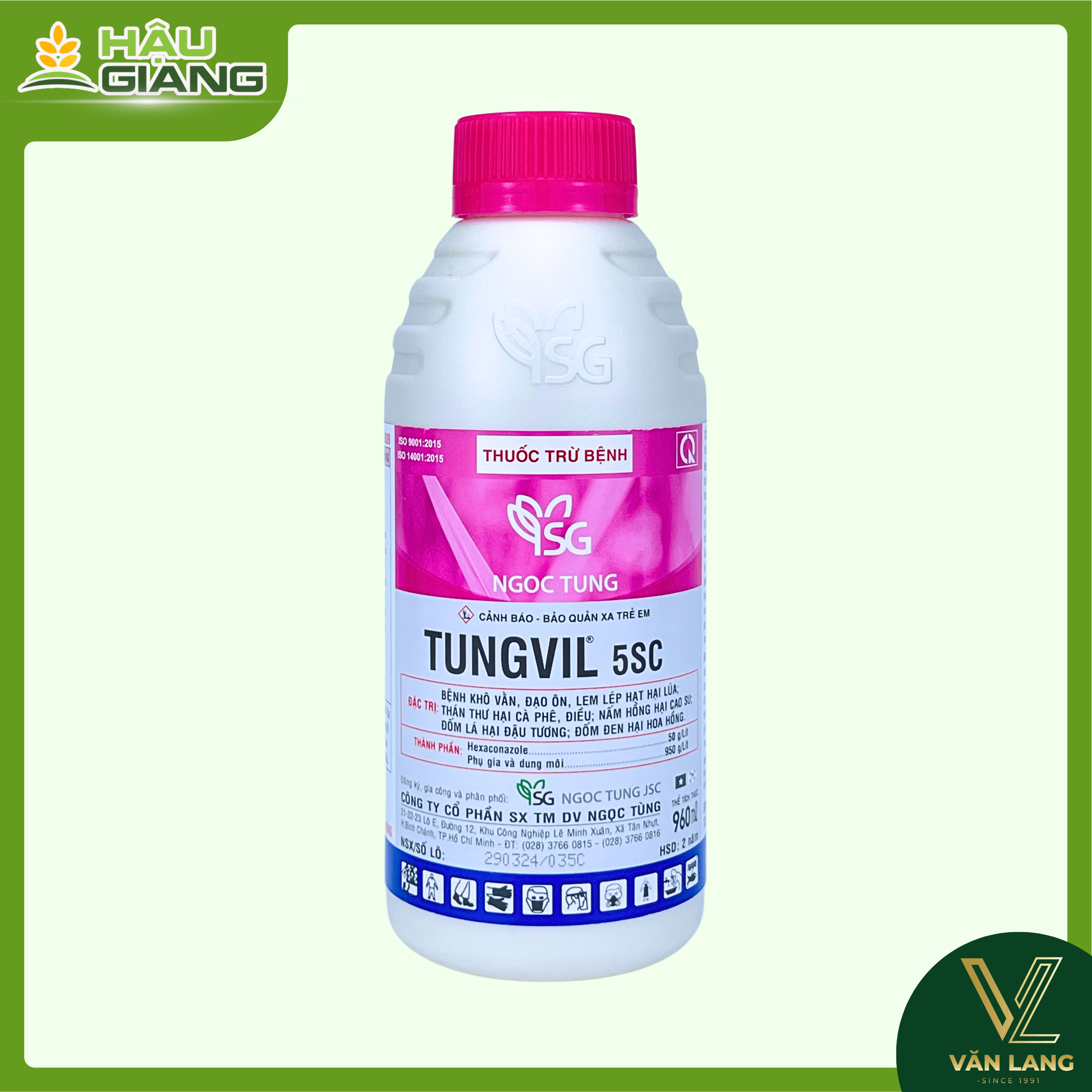 NGỌC TÙNG - Thuốc trừ bệnh TUNGVIL 5SC 960ML
