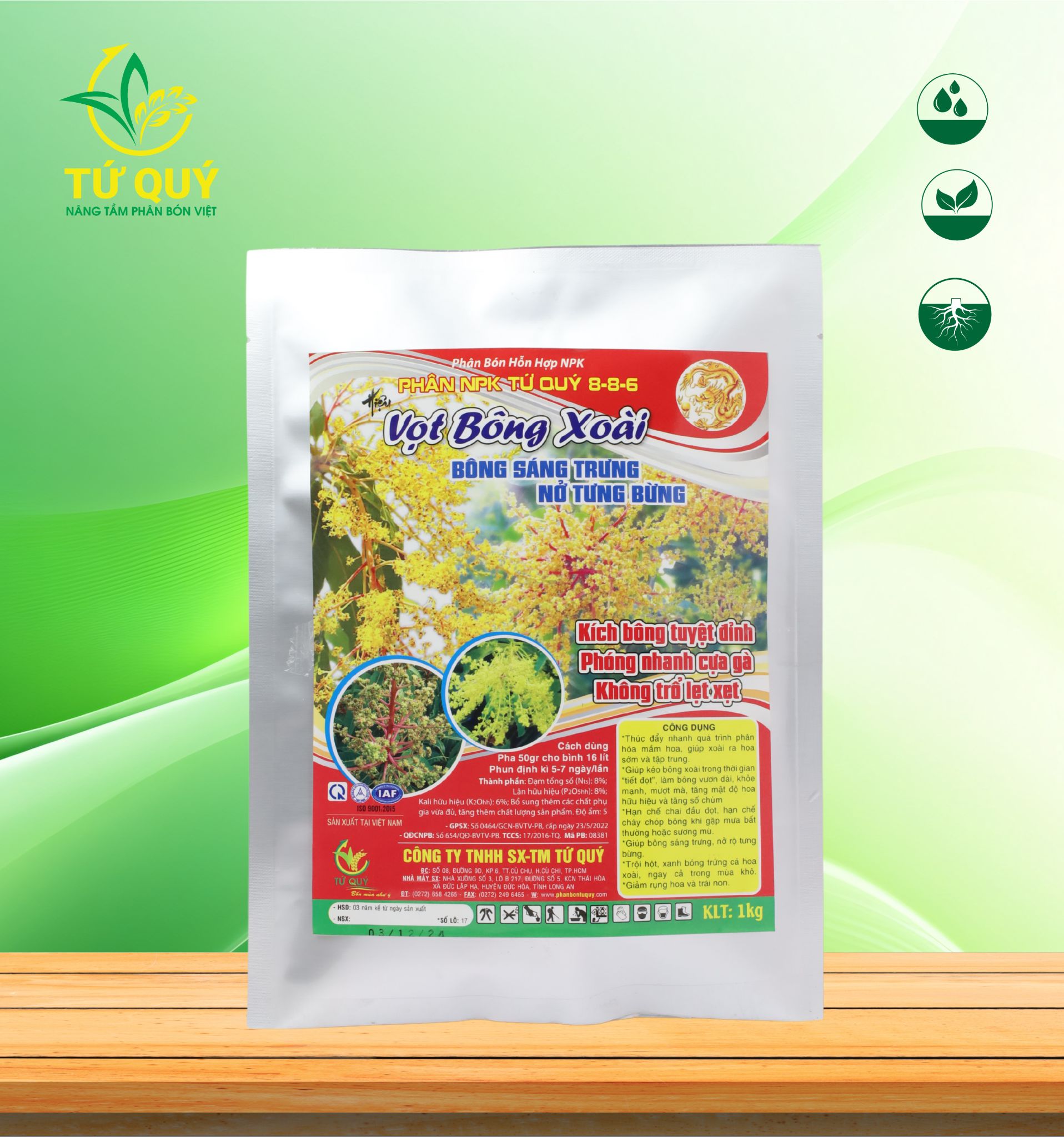 Vọt Bông Xoài Túi 1kg