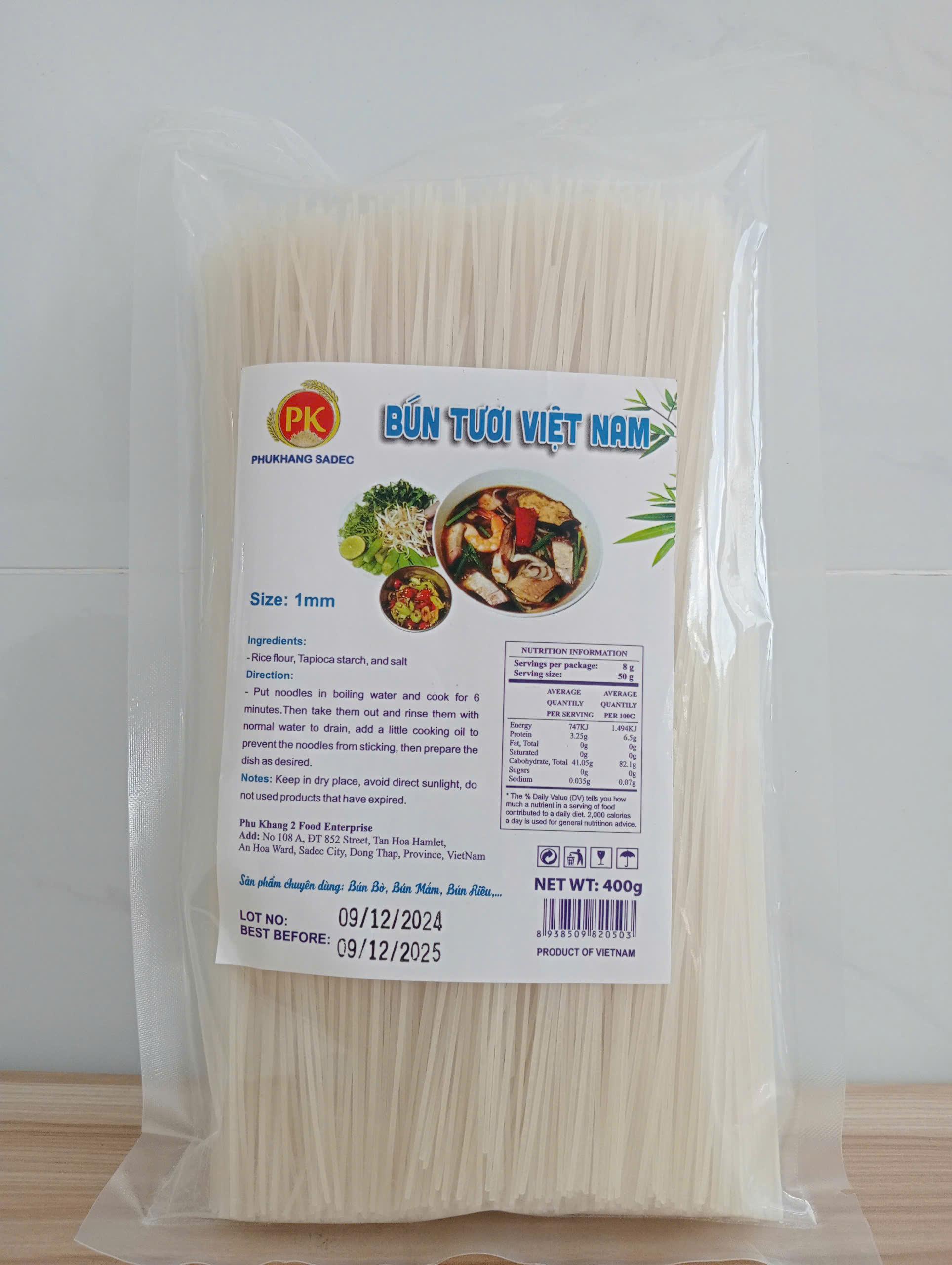 Bún tươi Phú Khang
